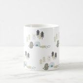 Mug Les animaux d'hiver de l'Arctique (Centre)