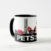 Mug Les animaux familiers font une différence (Devant gauche)