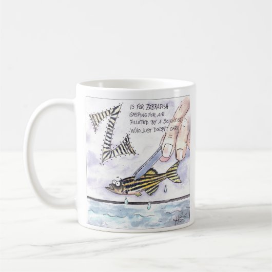 Mug Les animaux m'effrayent (Gauche)