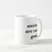 Mug Les animaux sont vraiment bons (Devant droit)