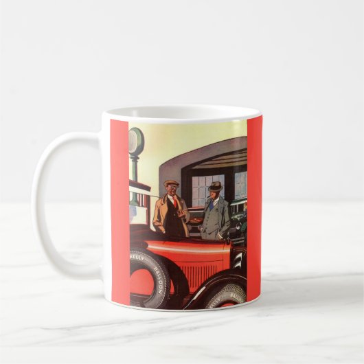 Mug Les années 1920 Kelly Springfields pneu et art - u (Gauche)