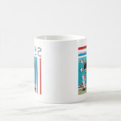 Mug les années 1980 rétro conception de patins de (Centre)