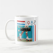 Mug les années 1980 rétro conception de patins de (Gauche)