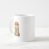 Mug les années 50 juke-box à l'ancienne (Devant gauche)