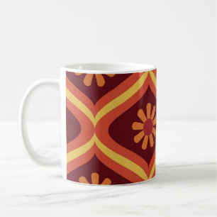 Mug les années 70 rétro vintage Mid Century moderne Pa