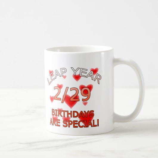 Mug Les anniversaires d'année bissextile sont spéciaux (Droite)