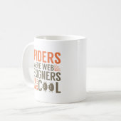 Mug Les araignées étaient des concepteurs de sites Web (Devant gauche)