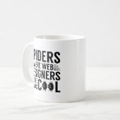 Mug Les Araignées Étaient Des Concepteurs Web (Devant gauche)