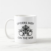Mug Les Araignées Se Rencontrent Sur Le Web (Gauche)