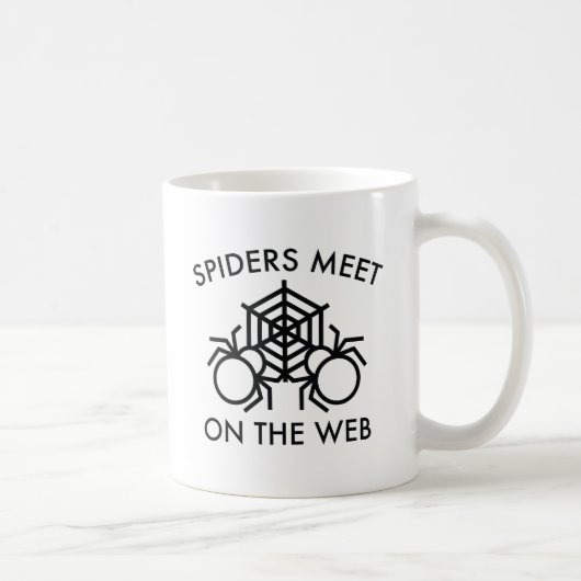 Mug Les Araignées Se Rencontrent Sur Le Web (Droite)
