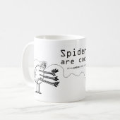 Mug Les araignées sont fraîches (Devant gauche)