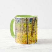 Mug Les arbres d'Aspen à l'automne dans les Rocheuses (Devant gauche)