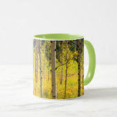 Mug Les arbres d'Aspen à l'automne dans les Rocheuses (Devant droit)