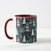 Mug Les arbres de Noël. (Gauche)