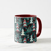 Mug Les arbres de Noël. (Devant droit)