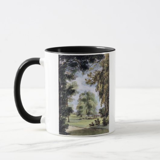 Mug Les arbres de soeur, Kew fait du jardinage, plaque (Gauche)