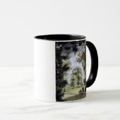 Mug Les arbres de soeur, Kew fait du jardinage, plaque (Devant droit)