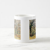 Mug Les arbres et les Chambres de Paul Cezanne | (Centre)