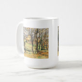 Mug Les arbres et les Chambres de Paul Cezanne | (Devant gauche)