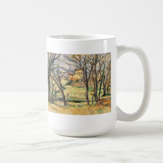 Mug Les arbres et les Chambres de Paul Cezanne | (Droite)