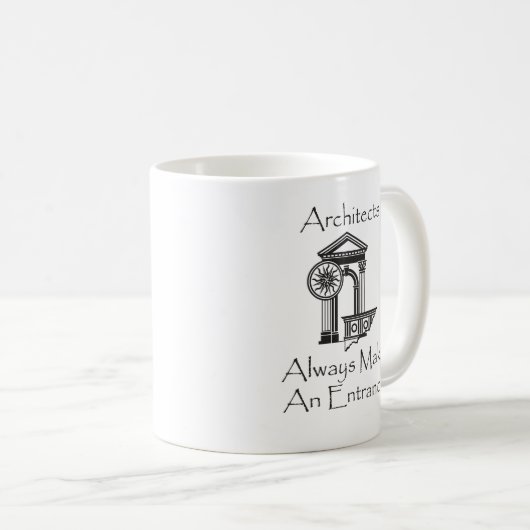 Mug Les architectes font toujours une entrée (Devant droit)