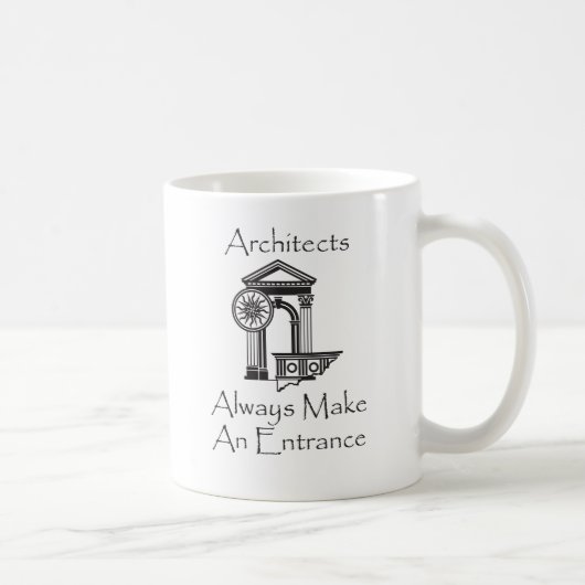 Mug Les architectes font toujours une entrée (Droite)