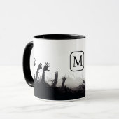 Mug Les armes de Zombie se lèvent Éffrayante nuit d'Ha (Devant gauche)