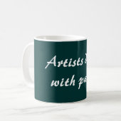 Mug Les artistes le font (Devant gauche)