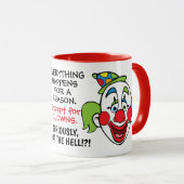 Mug Les arts clowns sentent amusant (Devant droit)