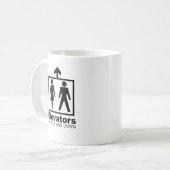 Mug les ascenseurs le font de haut en bas (Devant gauche)