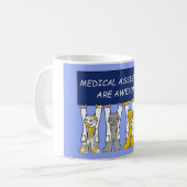 Mug Les assistants Médicales sont géniaux. (Devant gauche)