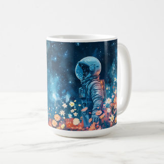 Mug Les astronautes explorant l'espace extra-atmosphér