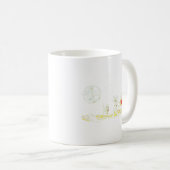 Mug Les astronautes rétro sur la Lune (Devant droit)