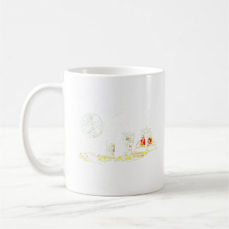 Mug Les astronautes rétro sur la Lune