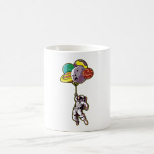 Mug Les astronautes volent dans l'espace