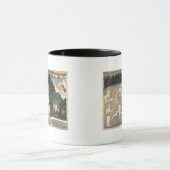 Mug Les athlètes exécutent avant un noble assis, (Centre)