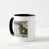 Mug Les athlètes exécutent avant un noble assis, (Devant gauche)