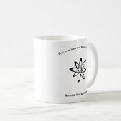 Mug Les Atomes sont catholiques, ils ont une messe pun (Devant droit)