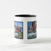 Mug Les Attractions Iconiques De San Francisco (Centre)