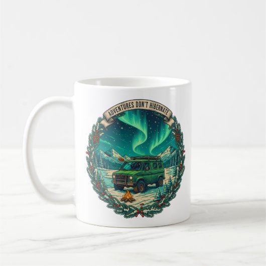 Mug Les aventures n’hibernent pas les Van d’hiver Art (Gauche)