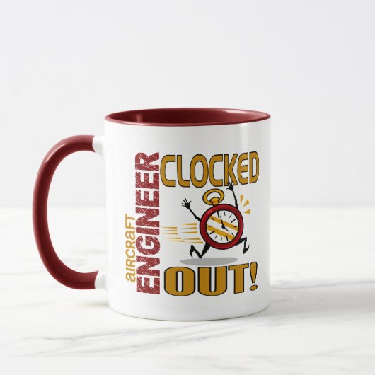 Mug Les avions machinent synchronisé (Gauche)
