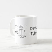 Mug Les avocats le font ! (Devant gauche)