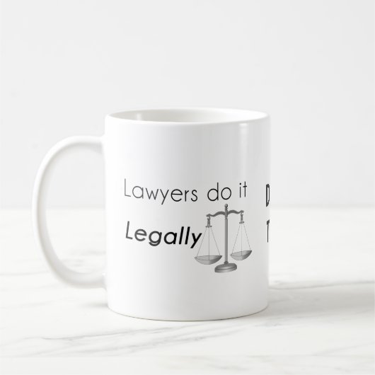 Mug Les avocats le font ! (Gauche)