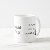 Mug Les avocats le font avec (Devant droit)
