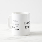 Mug Les avocats le font avec (Devant gauche)