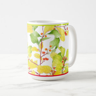 Mug Les baies d'automne sur un tapis classique