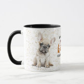 Mug Les baisers de chiot Bouledogue Français arrangent (Gauche)