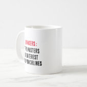 Mug Les banquiers : les maîtres d'intérêts et de punch (Devant gauche)