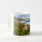 Mug Les Barbade, tasse, océan, tropical, plage, paume (Devant gauche)