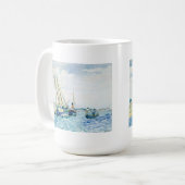 Mug Les bateaux marins de scène s'approchent de Venise (Devant gauche)